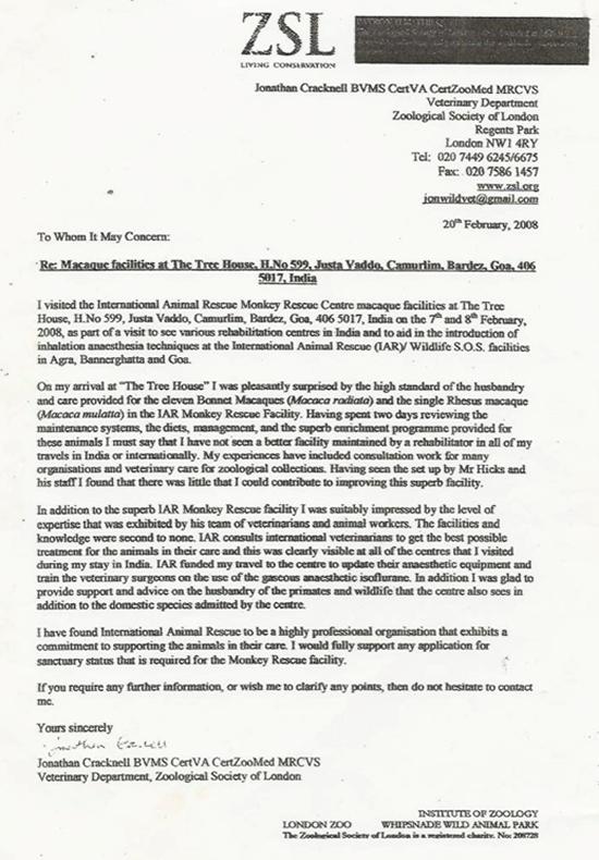 Institute-Of-Zoology-Letter